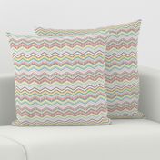 Dash & Dot Chevron - Geometric Stripe