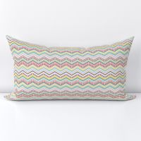 Dash & Dot Chevron - Geometric Stripe