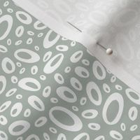 Molecular - Abstract Geometric Dot Light Grey