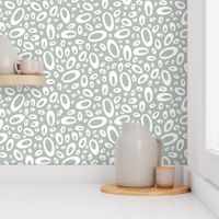 Molecular - Abstract Geometric Dot Light Grey