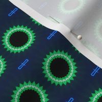 Glowing Green Cogs