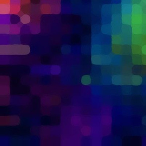 Rainbow pixel dot abstract pattern