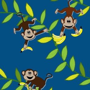 Monkey, monkey (blue)