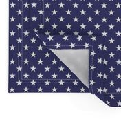 USA Flag White Stars on Blue