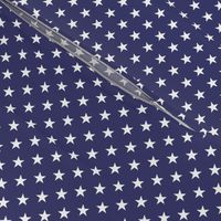 USA Flag White Stars on Blue