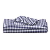 USA Flag Blue and White Gingham Checks 