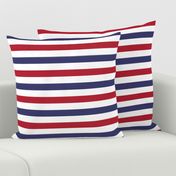 USA American Flag Red, White and Blue Alternating Stripes