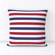 USA American Flag Red, White and Blue Alternating Stripes