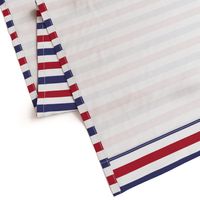 USA American Flag Red, White and Blue Alternating Stripes