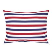 USA American Flag Red, White and Blue Alternating Stripes