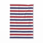 USA American Flag Red, White and Blue Alternating Stripes