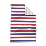 USA American Flag Red, White and Blue Alternating Stripes