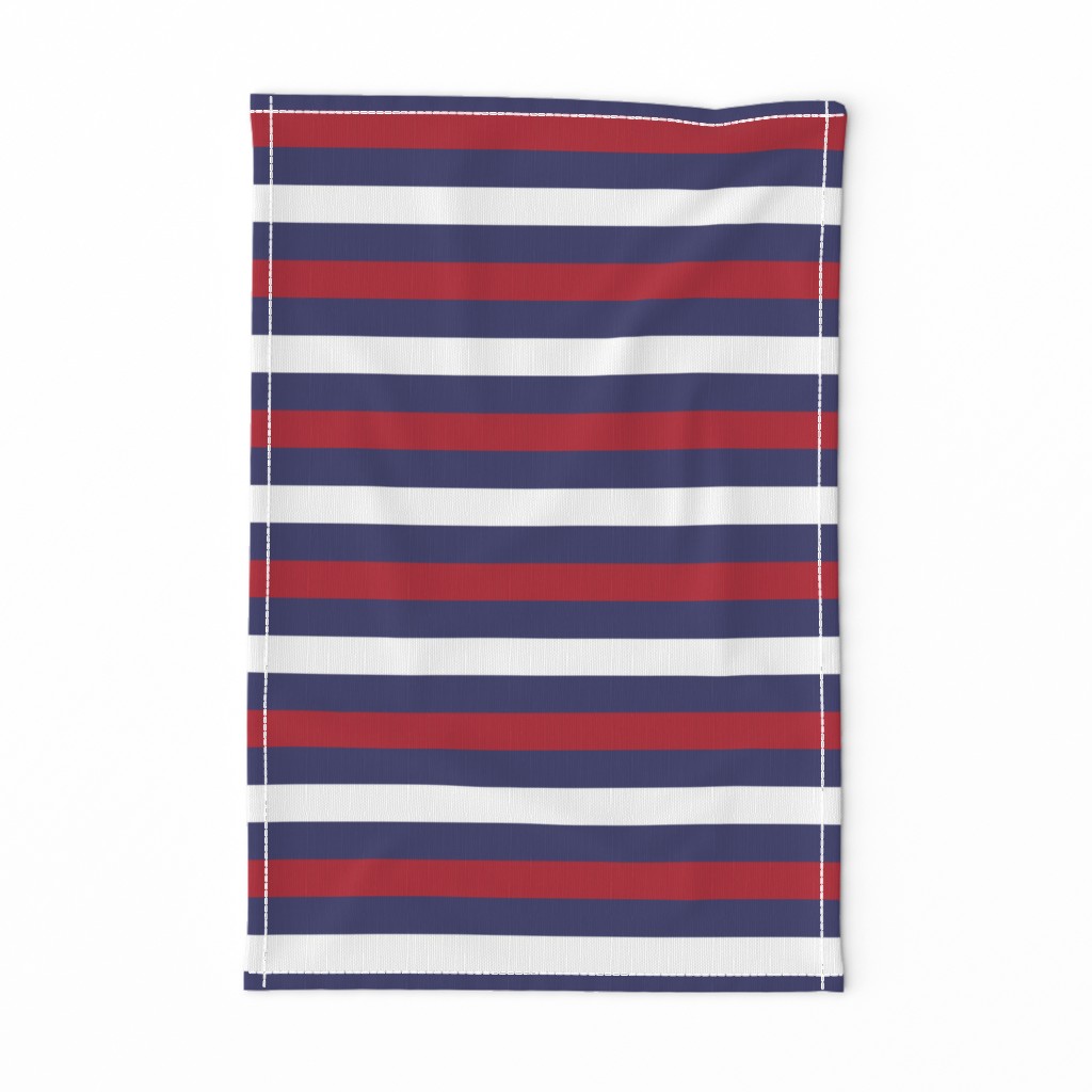 USA Flag Alternating Blue with Red and White Stripes 