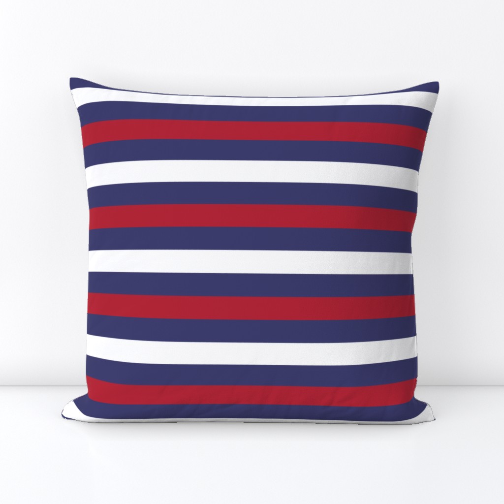 USA Flag Alternating Blue with Red and White Stripes 