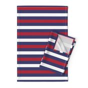 USA Flag Alternating Blue with Red and White Stripes 