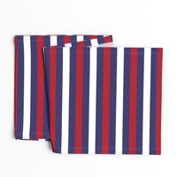 USA Flag Alternating Blue with Red and White Stripes 