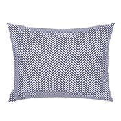 USA Flag Blue and White Wavy ZigZag Chevron Stripes