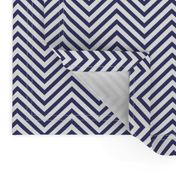 USA Flag Blue and White Wavy ZigZag Chevron Stripes