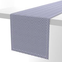 USA Flag Blue and White Wavy ZigZag Chevron Stripes