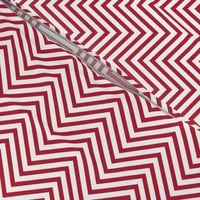 USA Flag Red and White Wavy ZigZag Chevron Stripes