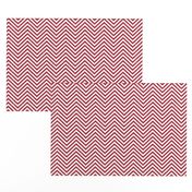 USA Flag Red and White Wavy ZigZag Chevron Stripes