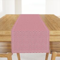 USA Flag Red and White Wavy ZigZag Chevron Stripes