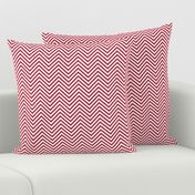 USA Flag Red and White Wavy ZigZag Chevron Stripes