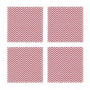 USA Flag Red and White Wavy ZigZag Chevron Stripes