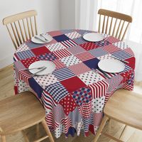 USA Americana Patchwork Red White & Blue Quilt Patterns