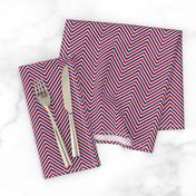  USA Flag Red, White Blue Wavy ZigZag Chevron Stripes