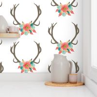 Floral Antler Crown