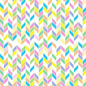 Spring Pastels Colorway - Chevrons Small