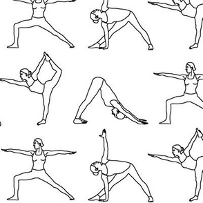 Yoga  Outlines // Large