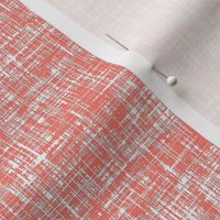 Peach + gray + white tweedy linen-weave by Su_G_©SuSchaefer