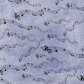 Musical Notes Purple