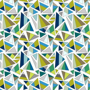 triangles in cool tones