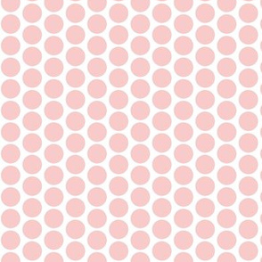 Rose polka dots on white, small, by Su_G_©SuSchaefer