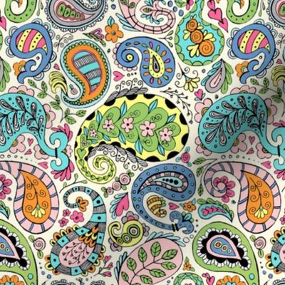 Colorful Paisley