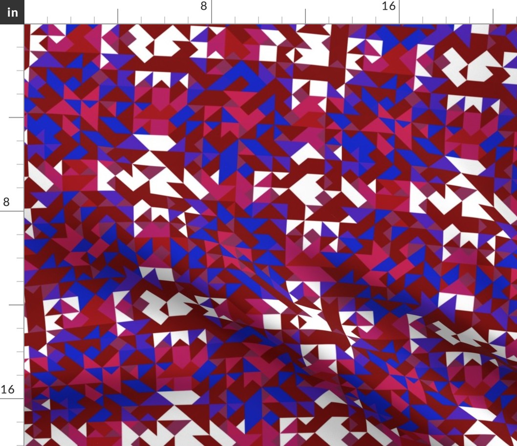 Berry Colors Cheater Quilt