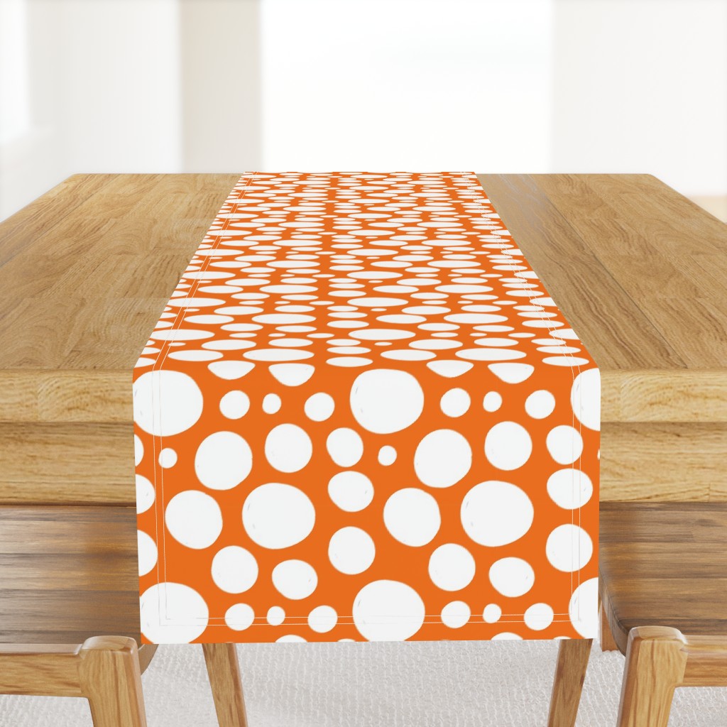 Polka Dot on Orange