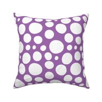 Poka Dot PURPLE and WHITE