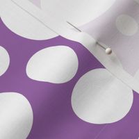 Poka Dot PURPLE and WHITE