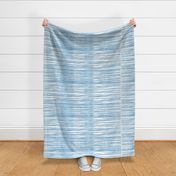 Blue and White Stripes Distressed