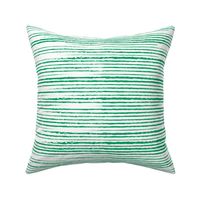 Green and White Stripes Distressed