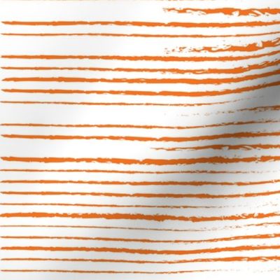 Orange Stripes Distressed