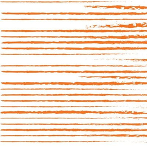 Orange Stripes Distressed