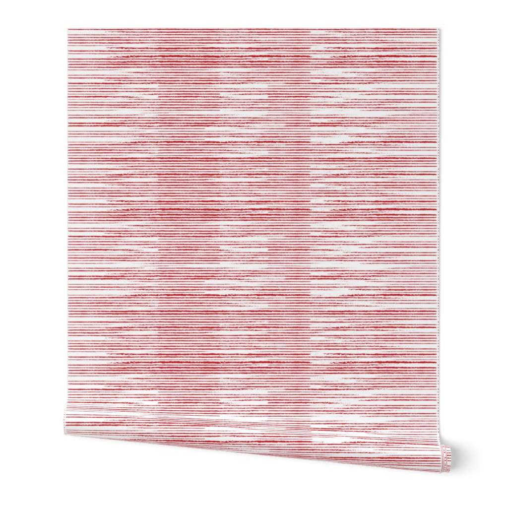 Red Stripes Distressed