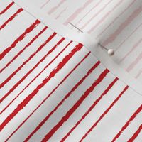 Red Stripes Distressed