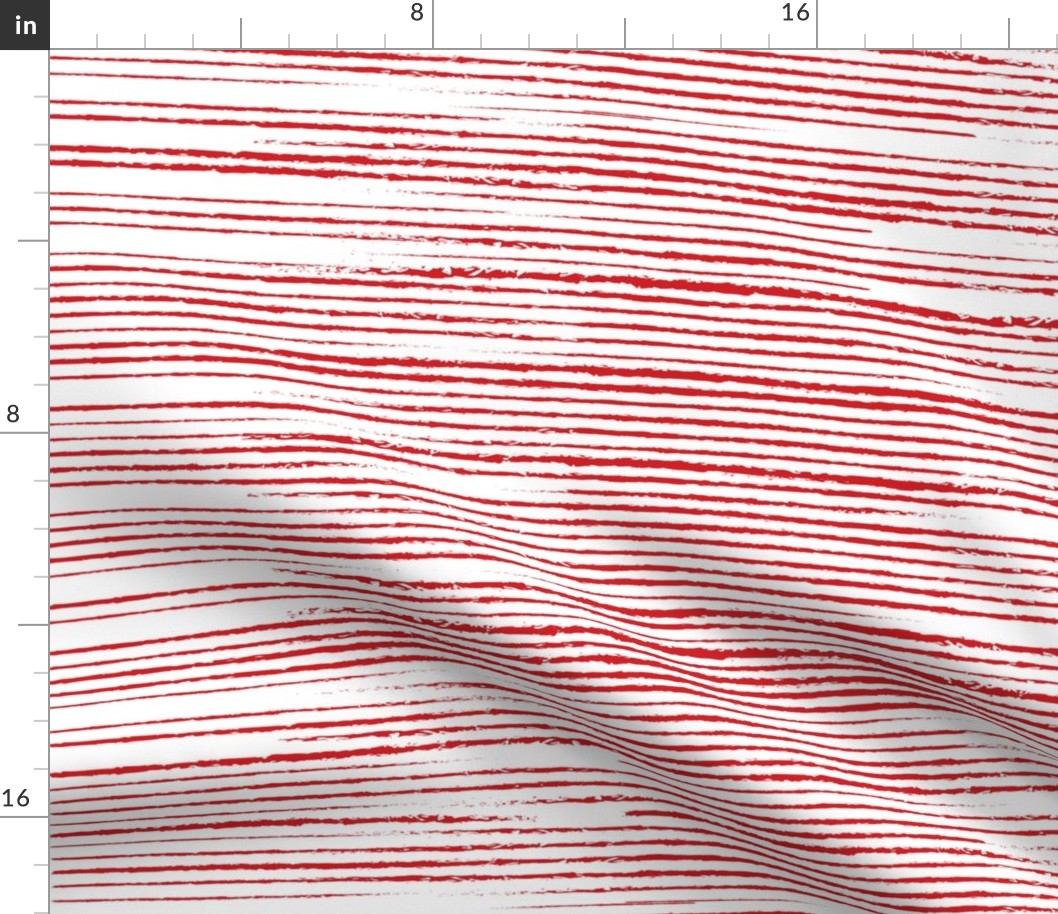 Red Stripes Distressed