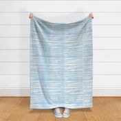 Carolina Blue and White Stripes Distressed